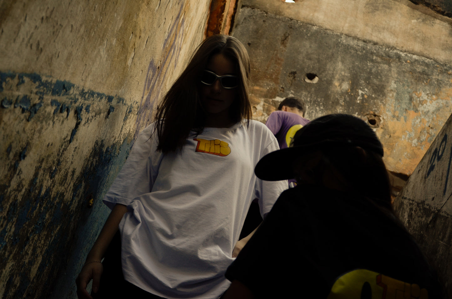 CAMISETA "SMILE FACE" BRANCA