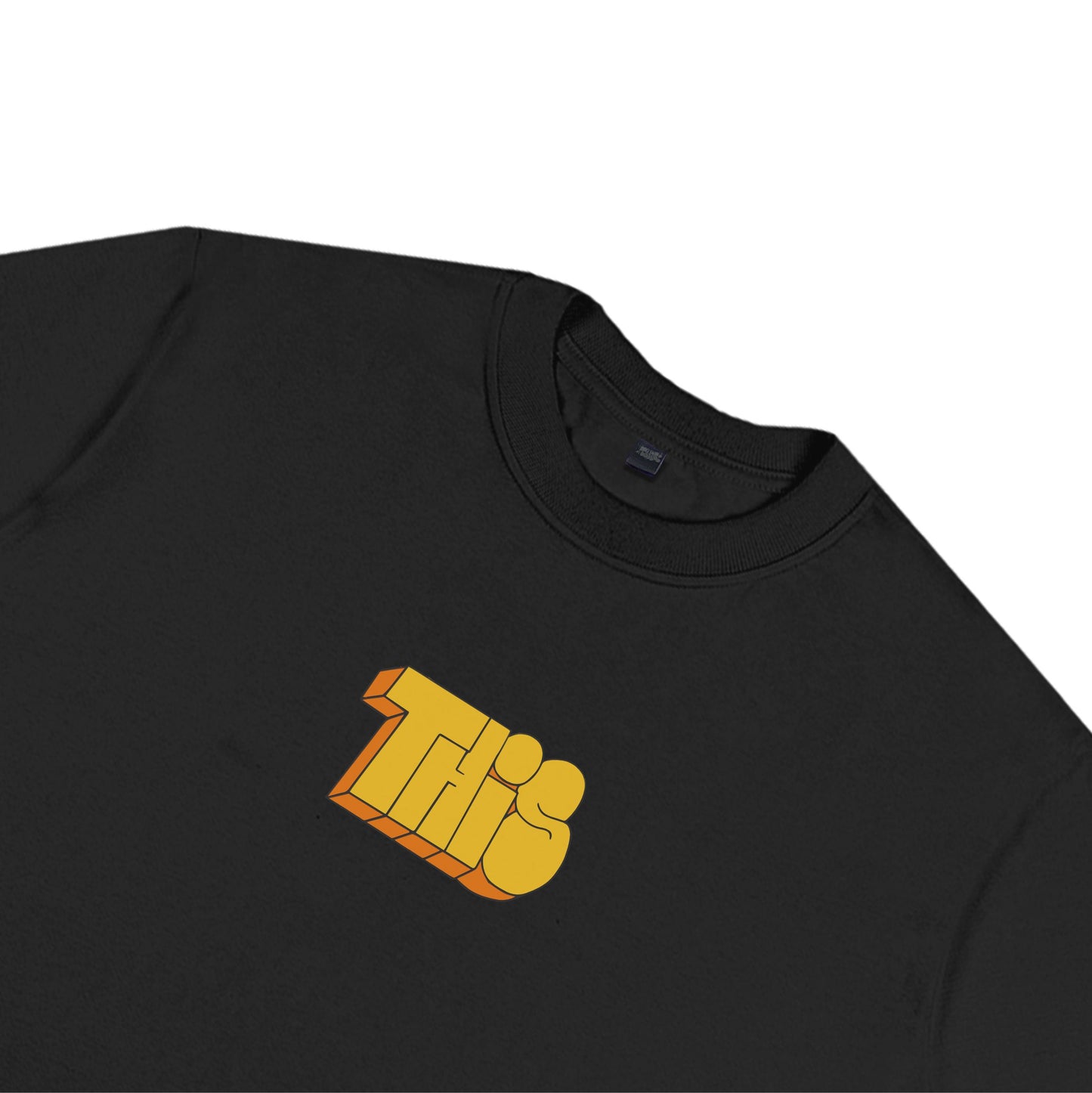 CAMISETA "SMILE FACE" PRETA