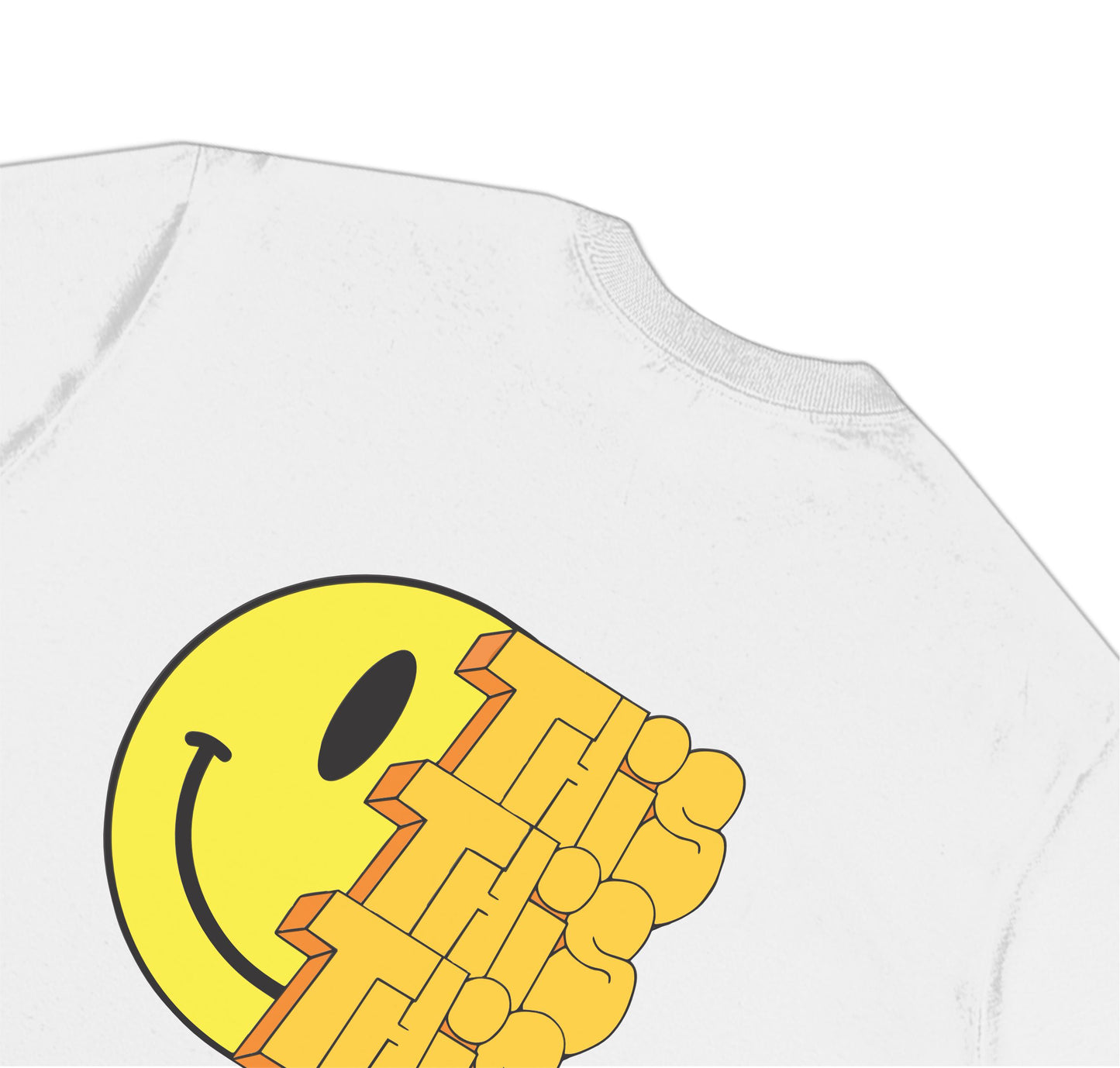 CAMISETA "SMILE FACE" BRANCA