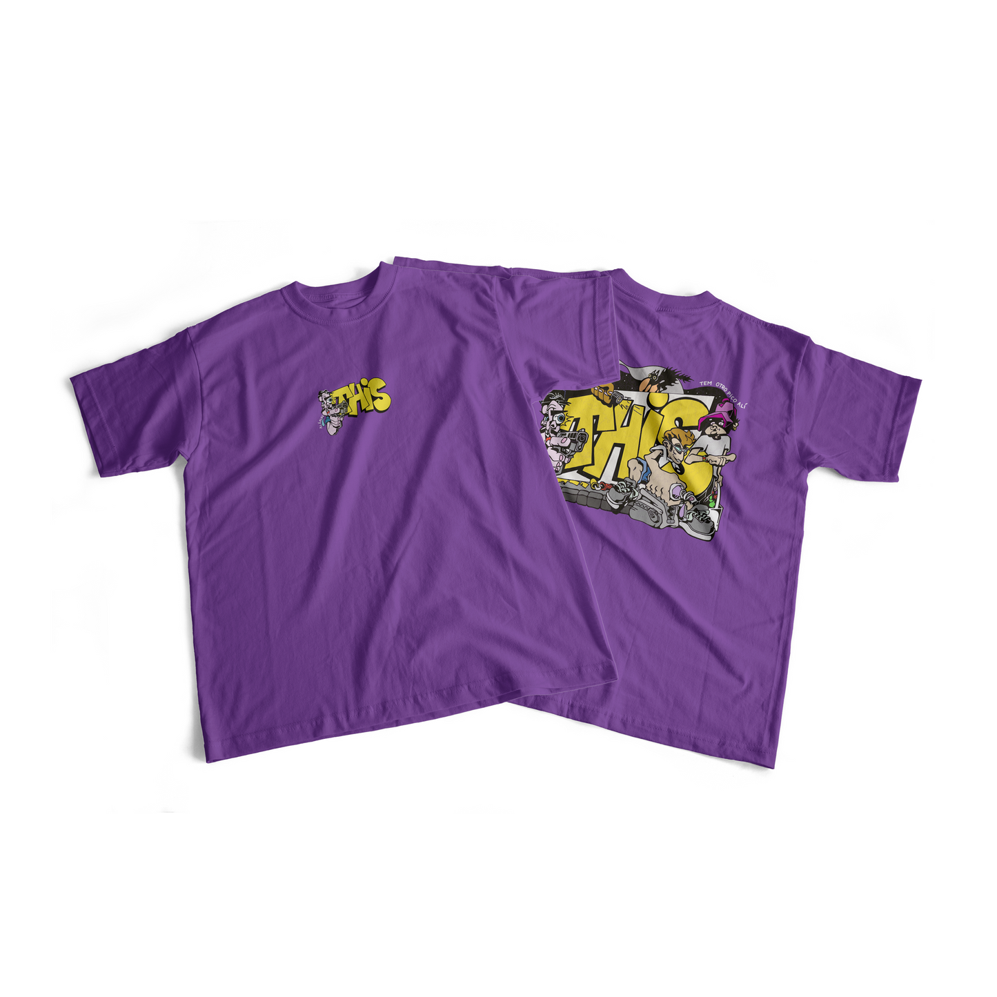 Camiseta Na Miuda This.company Roxo