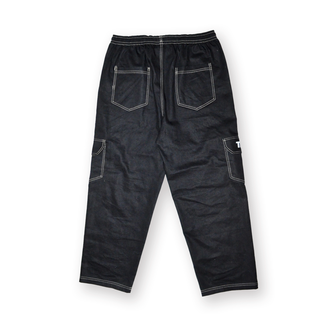 CALÇA CARGO PRETA "BASIC" THIS.COMPAANY