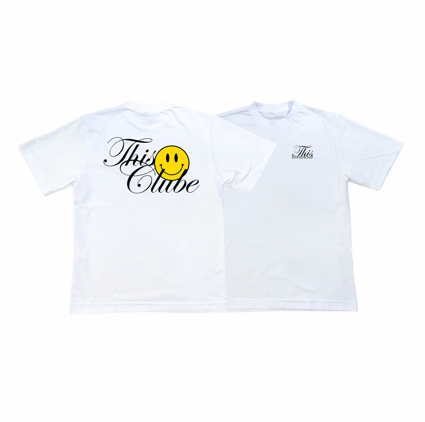 Camiseta "SMILE CLUBE" Branca