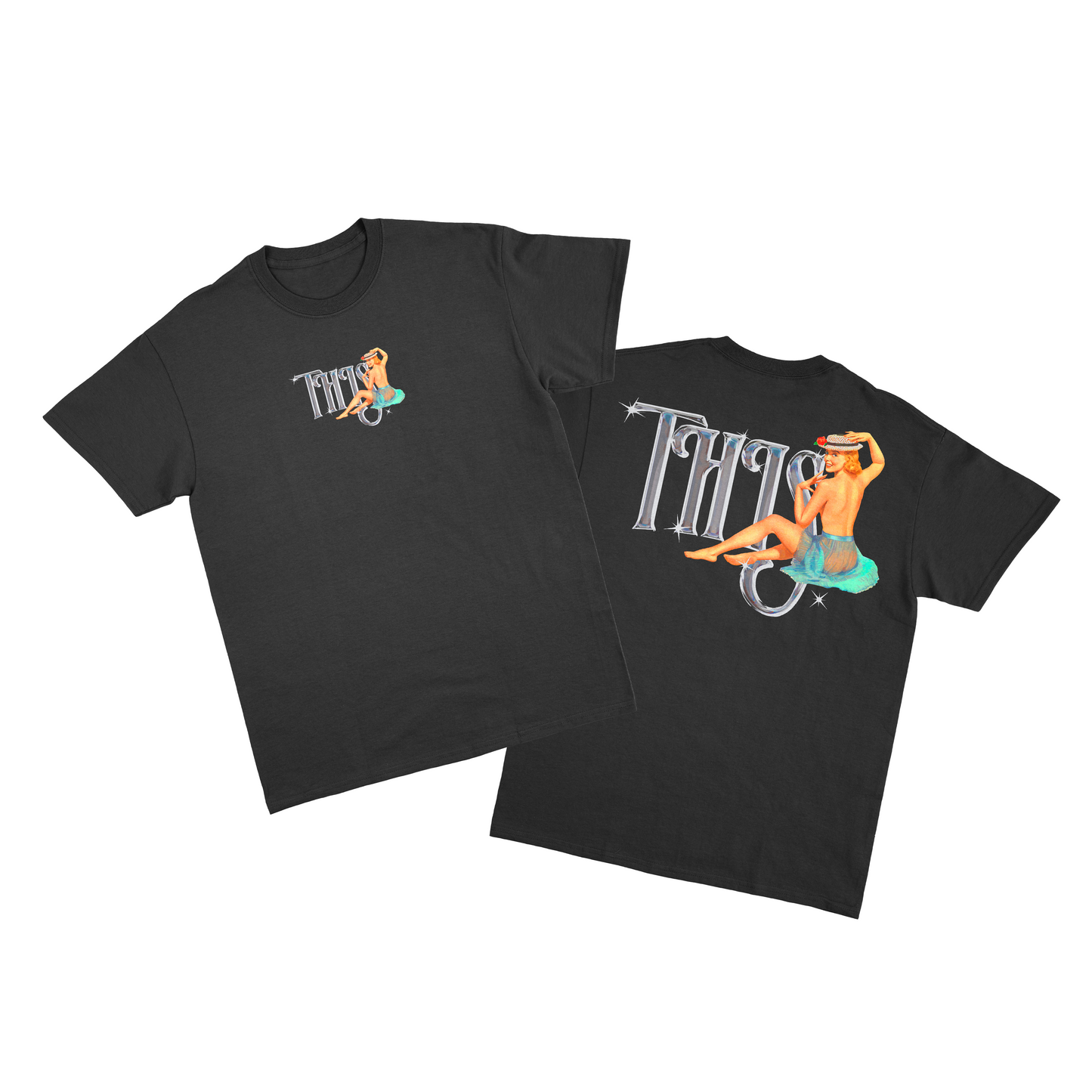 Camiseta Streetwear This.company Sexy Chrome Preta