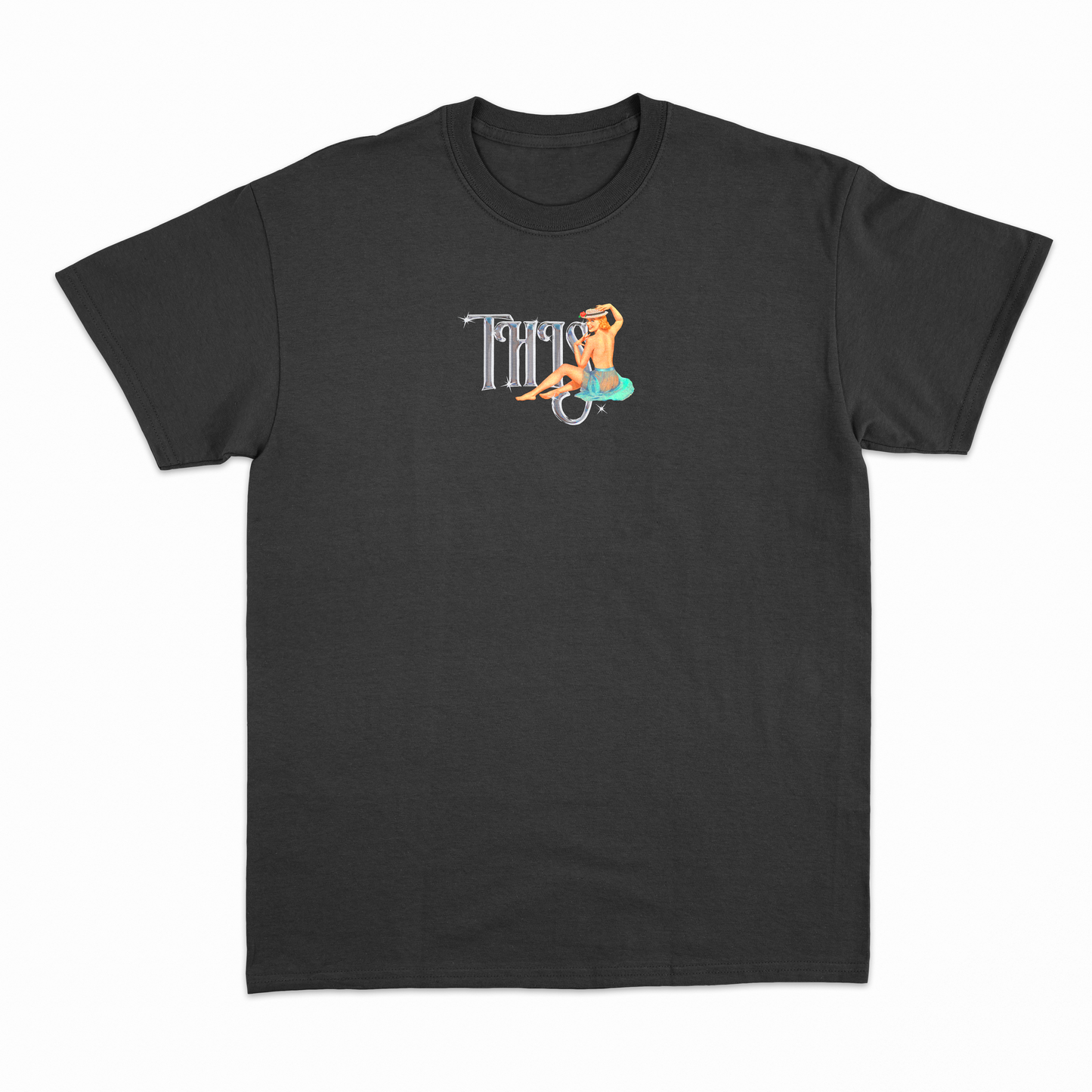 Camiseta Streetwear This.company Sexy Chrome Preta