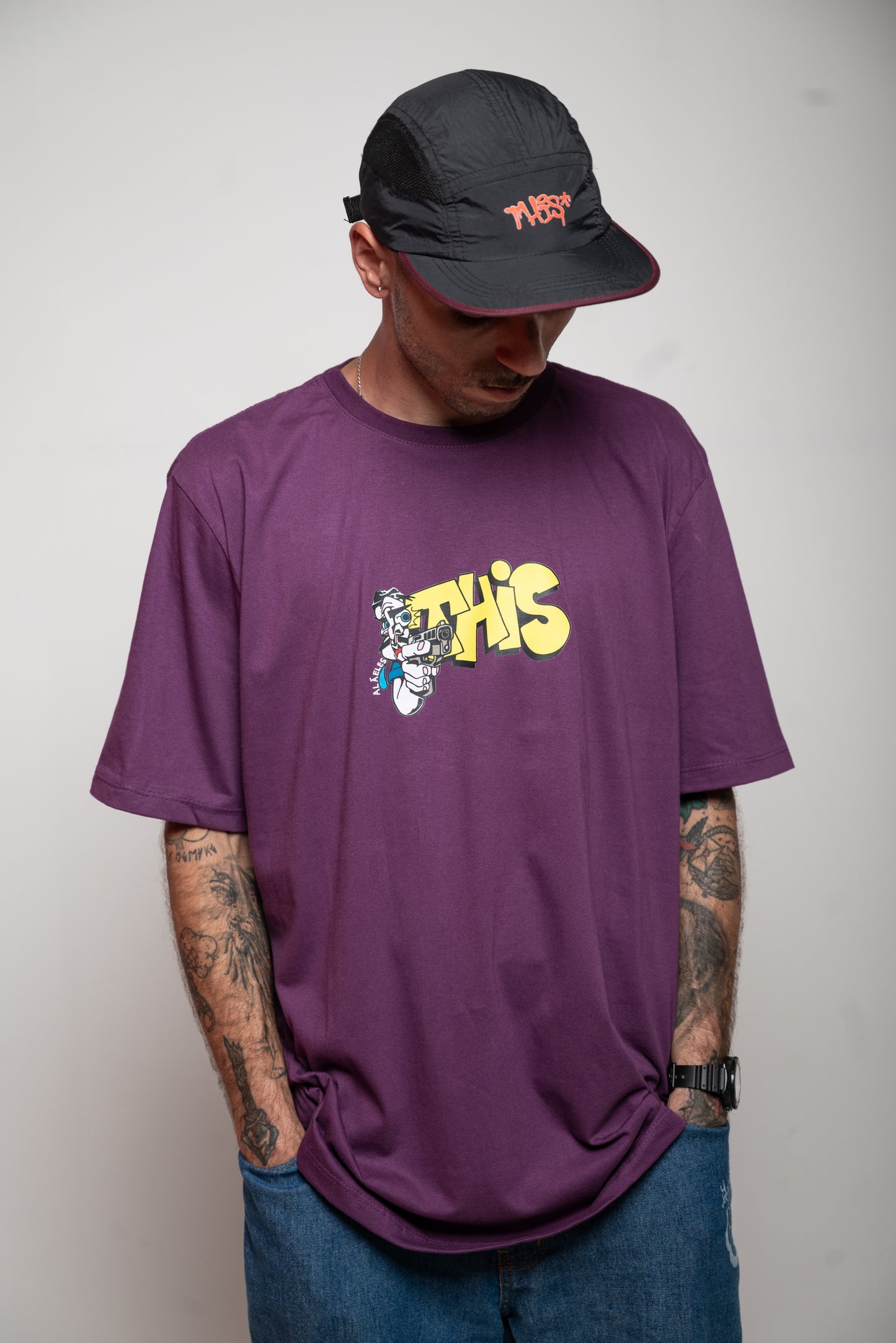 Camiseta Na Miuda This.company Roxo