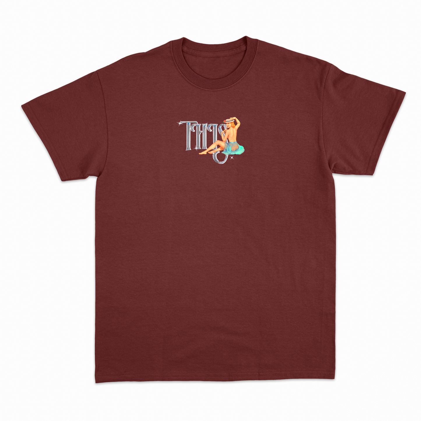 Camiseta Streetwear This.company Sexy Chrome Vinho