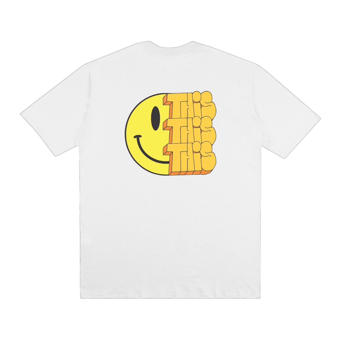 CAMISETA "SMILE FACE" BRANCA