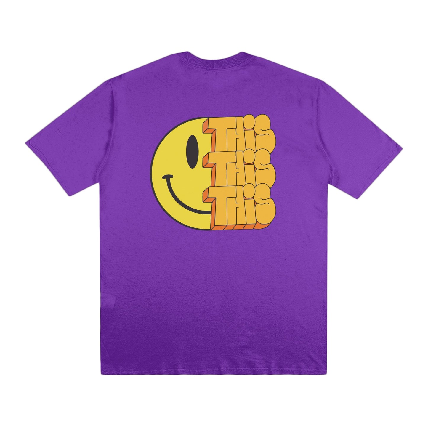 CAMISETA "SMILE FACE" ROXA