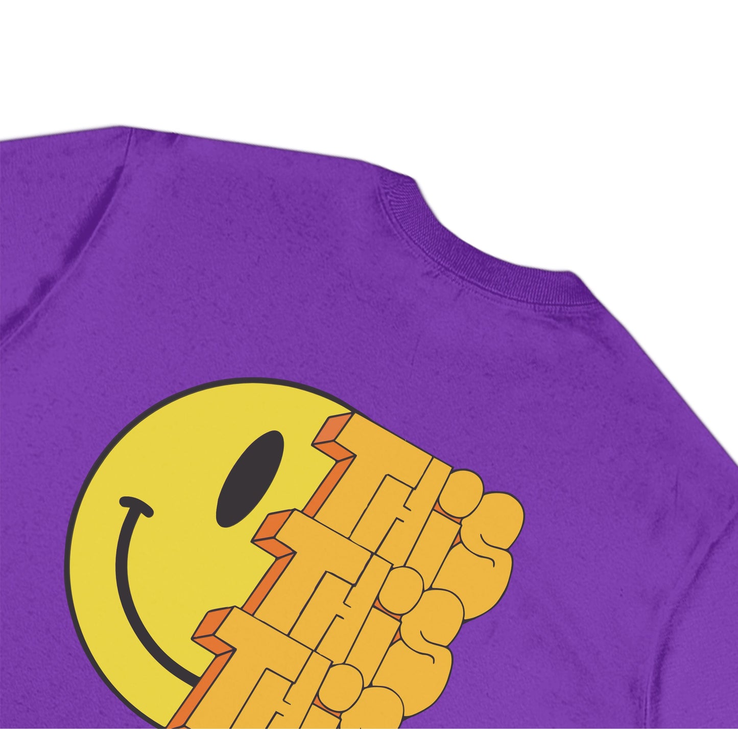 CAMISETA "SMILE FACE" ROXA