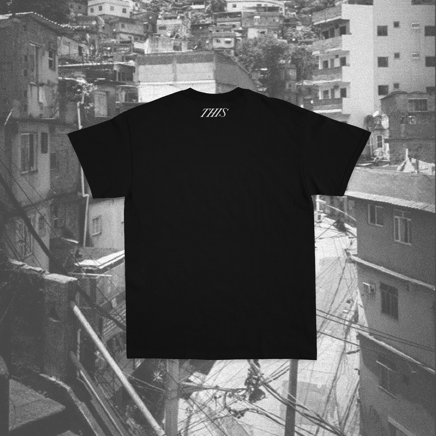 CAMISETA STREETWEAR "CRY NOW LAUGHS LATER" PRETA