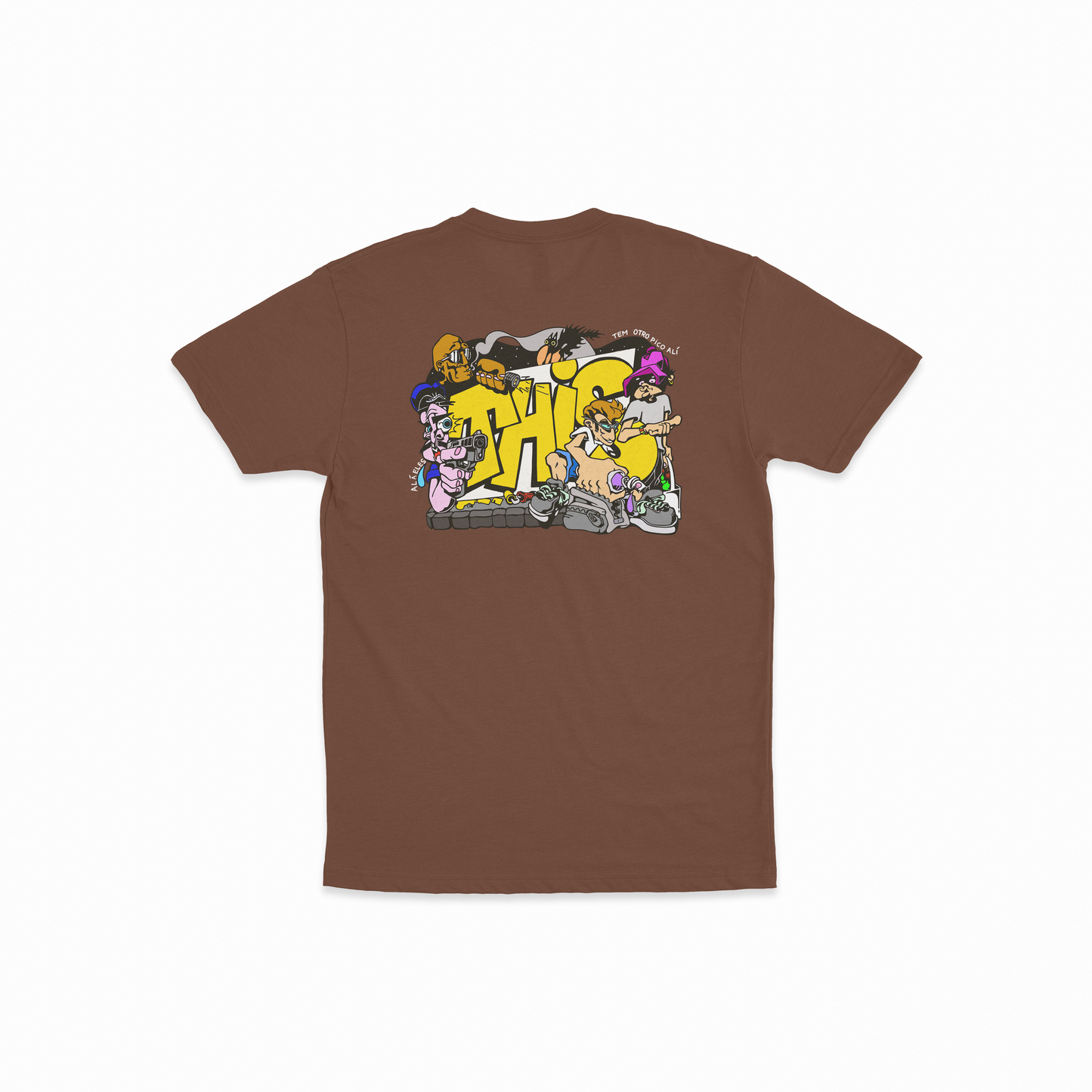 Camiseta Na Miuda This.company Marrom