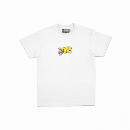 Camiseta Na Miuda Graffiti This.company Branca