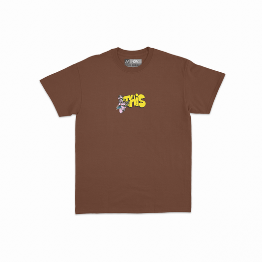 Camiseta Na Miuda This.company Marrom