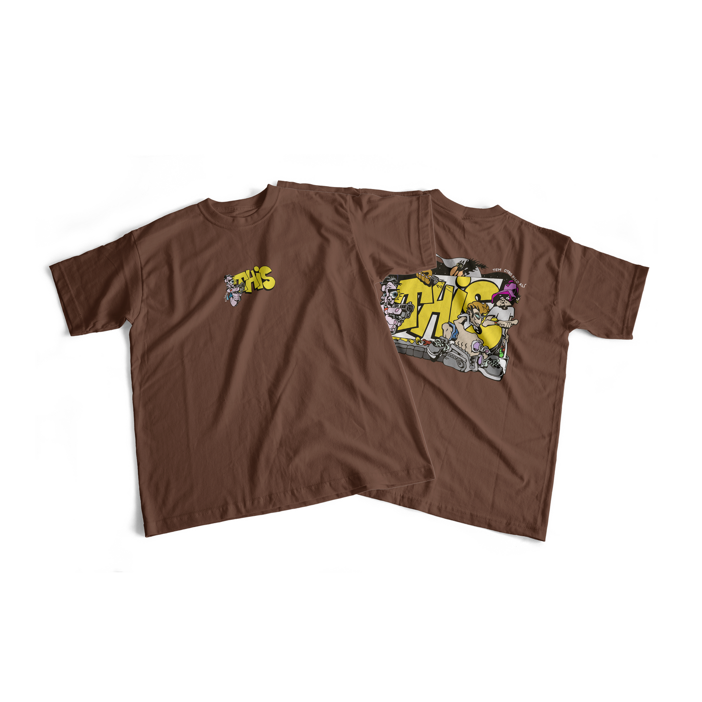 Camiseta Na Miuda This.company Marrom