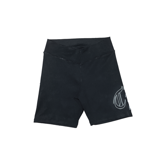 Short legging feminino streetwear "THS" Preto