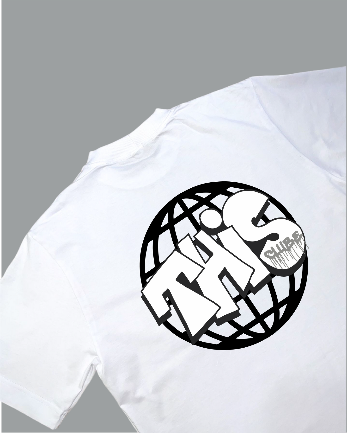 CAMISETA "GLOBAL" STREETWEAR THIS.COMPANY BRANCA