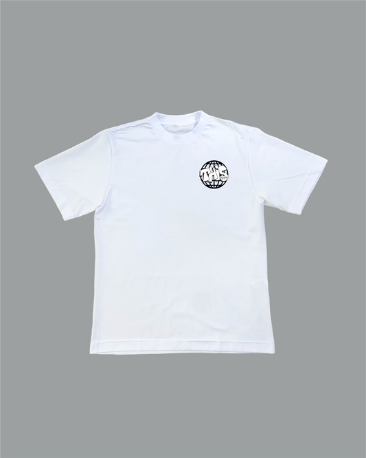 CAMISETA "GLOBAL" STREETWEAR THIS.COMPANY BRANCA