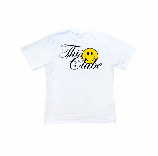 Camiseta "SMILE CLUBE" Branca