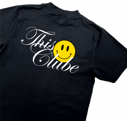 Camiseta Smile Clube Preta