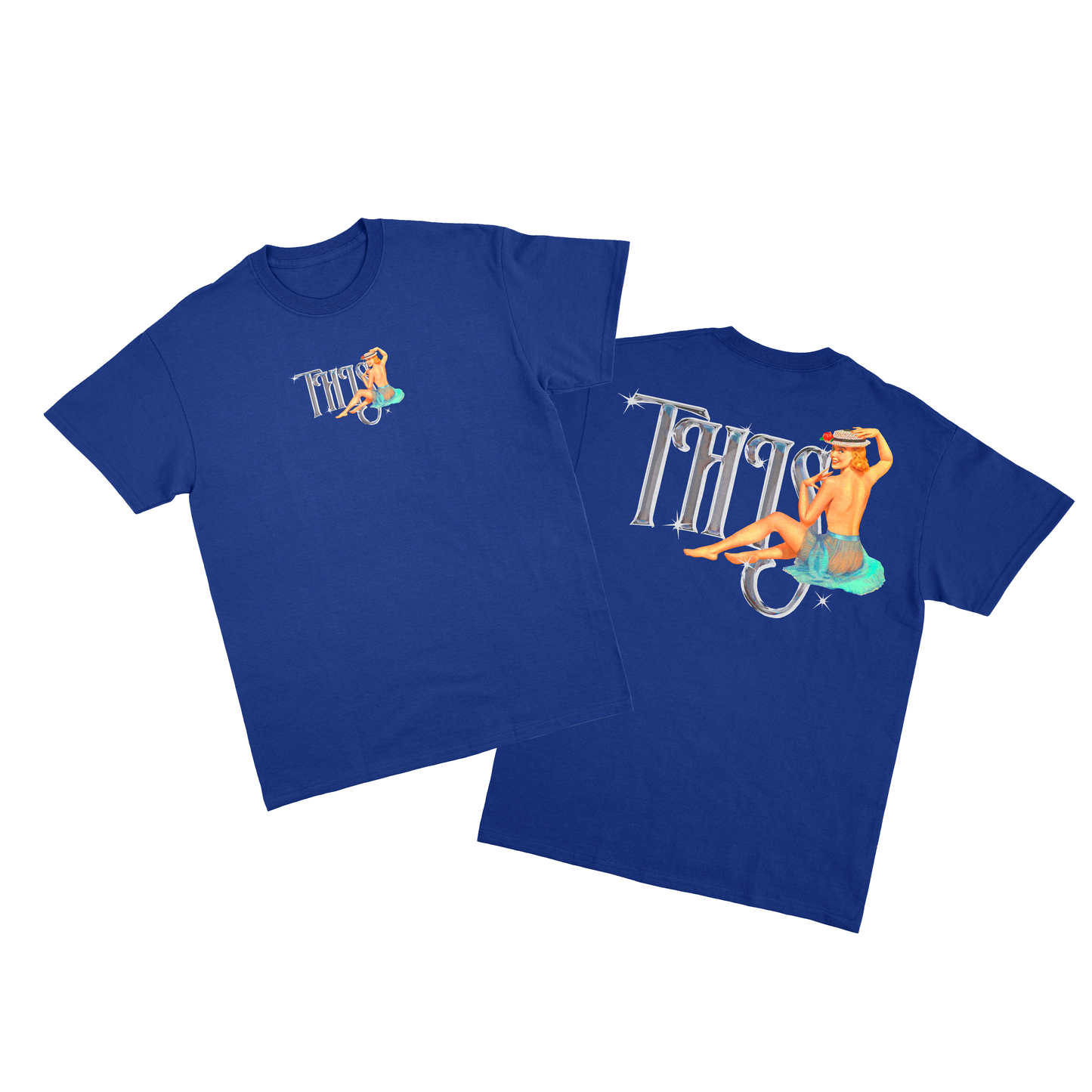 Camiseta Streetwear This.company Sexy Chrome Azul