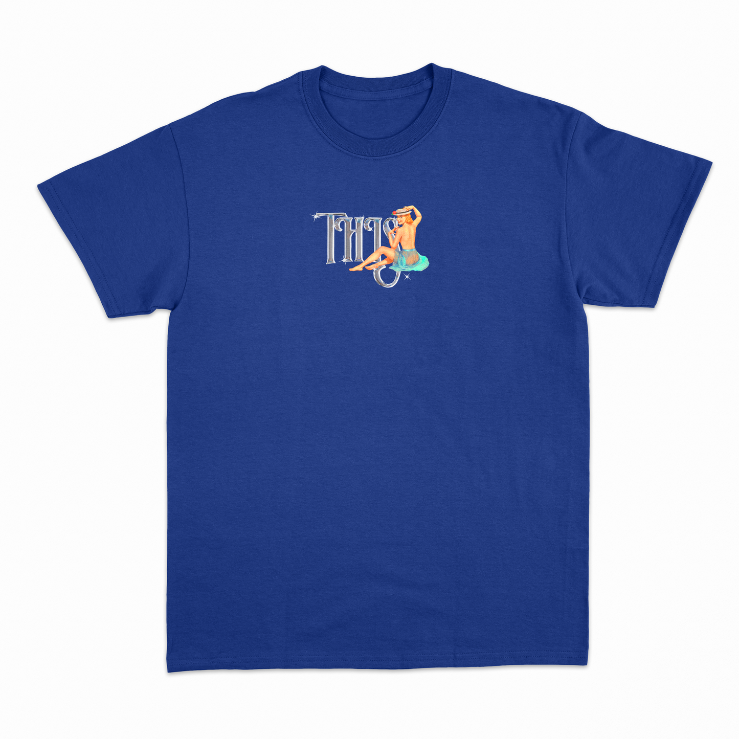 Camiseta Streetwear This.company Sexy Chrome Azul