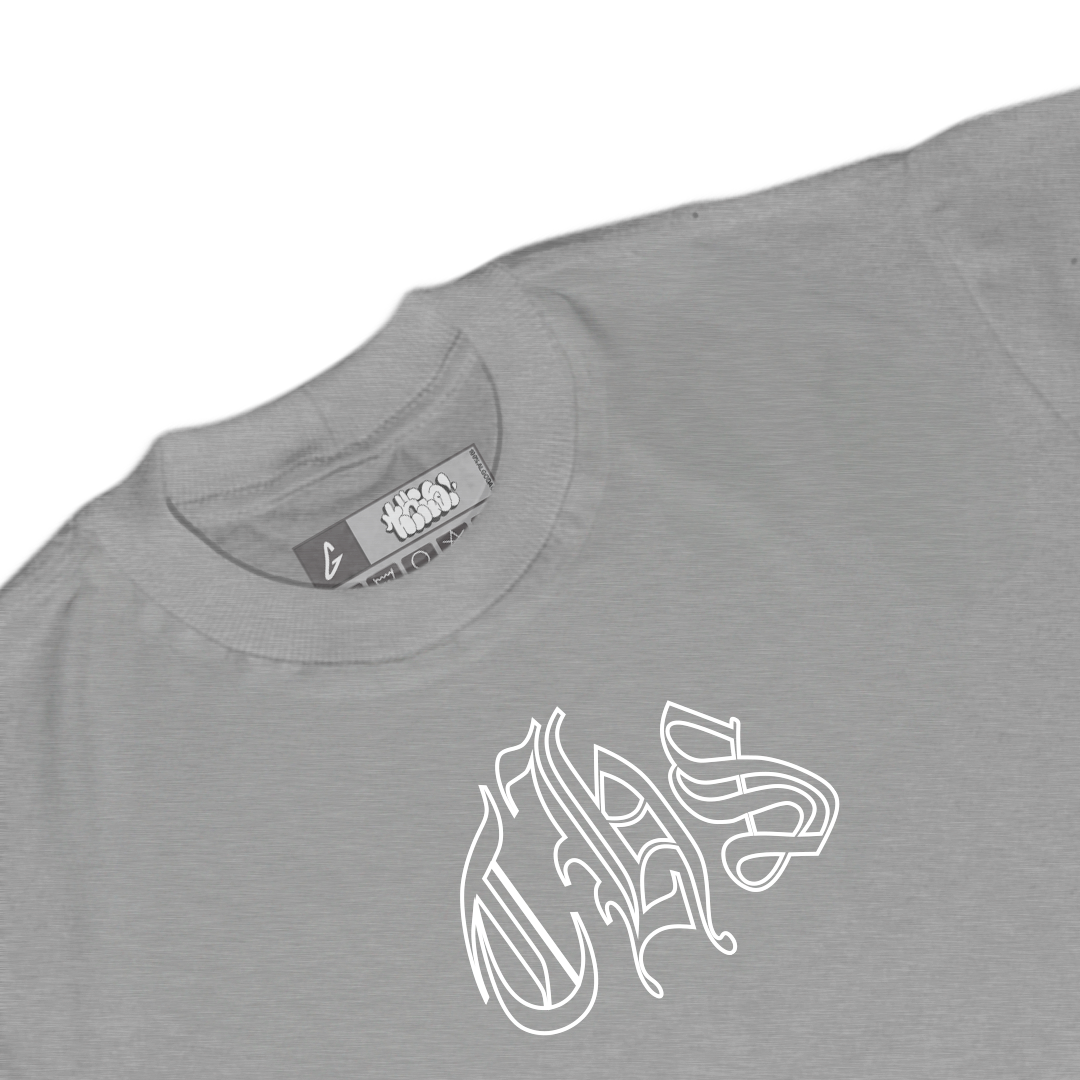 Camiseta básica THS. streetwear gray