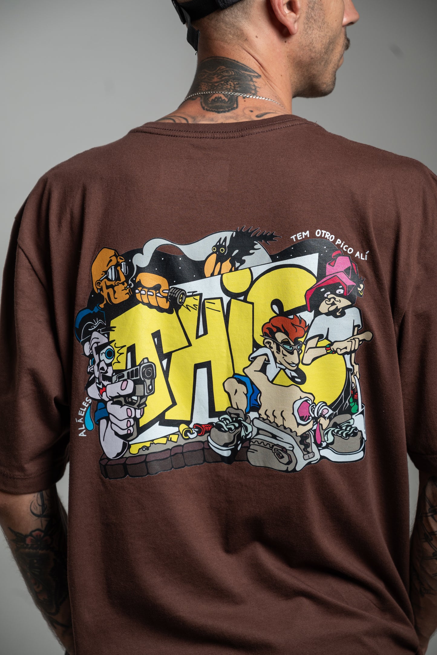 Camiseta Na Miuda This.company Marrom